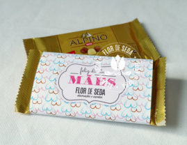 Lembrança Dia das Mães -  Chocolate Alpino 25g personalizado