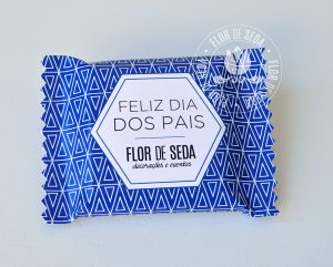 Lembrança Dia dos Pais Chocolate Talento 25g com embalagem personalizada