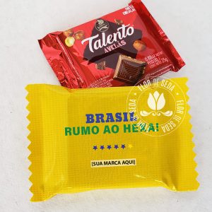 Brasil rumo ao Hexa! Chocolate Talento personalizado Copa 2022