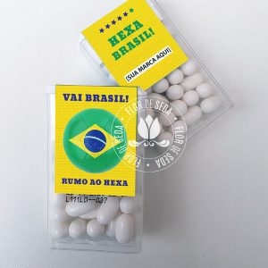 Brasil rumo ao Hexa! Tic Tac personalizado Copa 2022