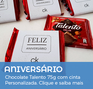 Aniversário Funcionário Chocolate Talento Grande Personalizado