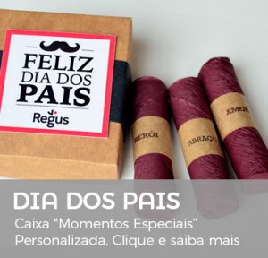Brinde Dia dos Pais caixa momentos especiais com 3 charutos de chocolate