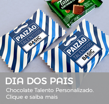 Chocolate Talento personalizado para o Dia dos Pais