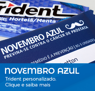 Brinde Novembro Azul Trident Personalizado
